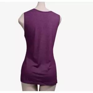 보온성 나시 런닝 여성이너 여성레이스런닝 보라색속옷