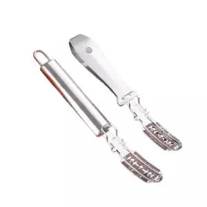 면도기 돼지 털 면도칼 밀기 고기 축산물 장비 비계 실버 60도 이상 16cm