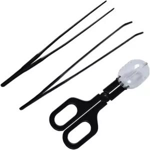 도마뱀 기니피그 햄스터 고슴도치 쥐 스낙 새 및 기타 작은 동물을 위한 파충류 긴 손잡이 먹이 도구인