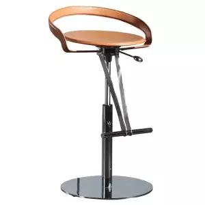 피혁 의자 갈색의자 사무실 식탁의자 회전의자 식탁의자 높이조절 가죽 홈바스톨