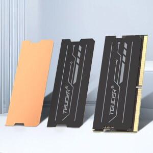 그래핀 노트북 RAM 방열판 DDR5 DDR4 DDR3 DDR2용 듀얼 레이어 그래핀 및 구리 호일 디자인 쿨러 메모리 라디에이터