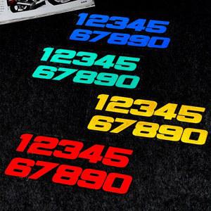 오토바이 바이크 튜닝 데칼 스티커 핸드폰 번호 1234567890 반사 자동차 액세서리 혼다 PCX 125 CB650R X ADV 750 350