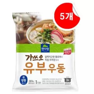 [면사랑] 가쓰오유부우동 339g, 5개