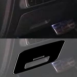 기아 18-23 스팅어 피아노 블랙 운전석 수납함 장식 스티커 내부 튜닝 악세사리