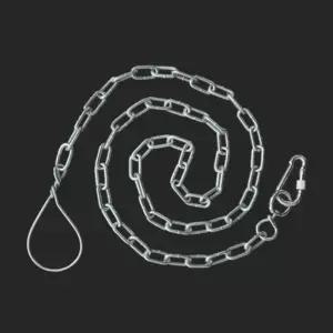 체인 리드줄 쇠사슬 4MM 카라비너 산책줄 체인개줄