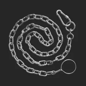 체인 리드줄 쇠사슬 6MM 카라비너 사슬목줄 애견리드줄