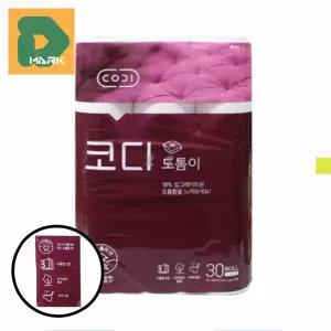 화장지 두루마리 30롤 대용량 민감 미용 청결 휴지 일회용 물티슈 욕실 비데 화장실 얼굴 롤형 위생 소프트