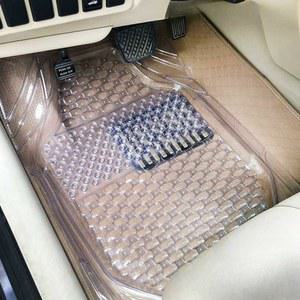 투명 차량용 뒷좌석 패드 발매트 발판 메인 커버 5종세트 5개 화이트 라텍스 고무