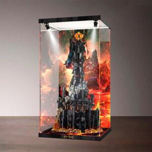 피규어 장식장 디스플레이 블라인드 보관함 다층 진열장 베어브릭 이중 조명 수납장