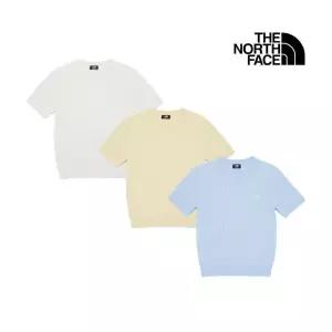 [노스페이스]여성 홀리데이 반팔 스웨터 NT7AR30 302746