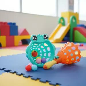 캐스B 팝핑 캐치볼 스포츠 공놀이 운동 공튀기기 주고받기 협동게임 라켓 장난감 유아체육