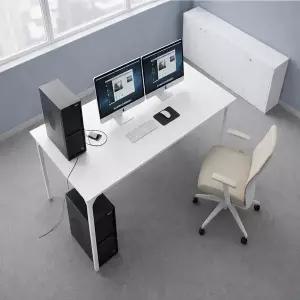 [비셀리움]모던플러스 테이블 일자형 컴퓨터 학생 데스크 책상