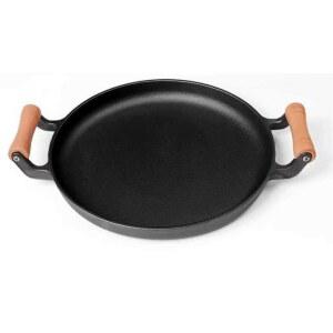 나무손잡이 캠핑그리들 무쇠 팬케이크 단솥 구경 손잡이 원형 주방 합금 스크레이퍼 매달아