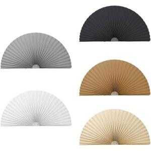 아치창 블라인드 필터링 23INCH 창문용 서클 암막 다크 블랙아웃 윈도 우드 정전