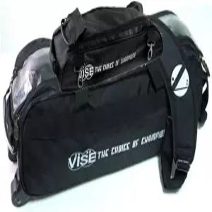 VISE 클리어 탑 3 볼 롤러 볼링백