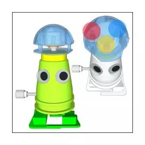 뉴 LED 태엽 로봇 만들기