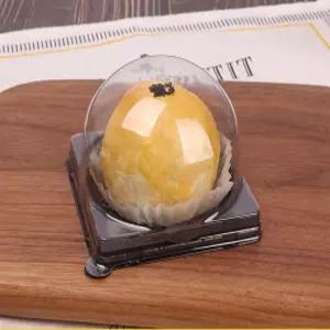 화과자 케이스 1구 호두과자 답례품 돔형 투명 떡 양갱