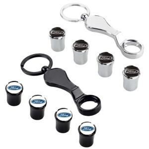 Ford Focus Kuga Fiesta Mondeo Transit EcoSport Tierra Exper Mustang 호환  키 체인 장식이 자동차 타이