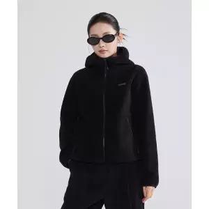 [디스커버리]여성 테크플리스 후드 자켓 (BLACK)DWSS72056-BKS 605372