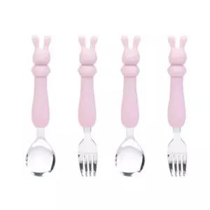 릴팡 유아 스푼 포크 세트 신학기 준비물 토끼 X 2개