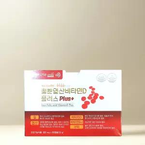 종근당 철분엽산비타민D플러스 멀티영양제 1개 (60캡슐)