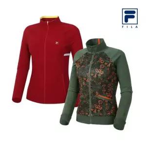 [휠라]여성 변형 카모 스트레치 저지 트레이닝 자켓 303657