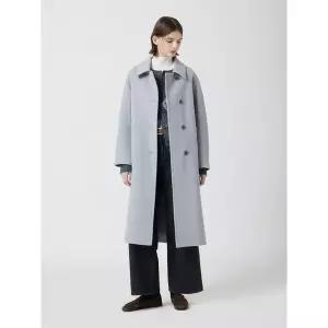 [CC콜렉트](센텀시티점)울 폭스 블렌드 싱글 롱 코트_C254MSG561