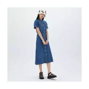 [LAP] 셔츠형 벨트 롱 데님원피스 AR2DO461 898692