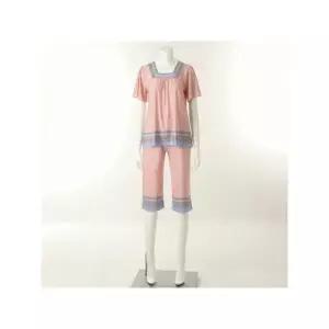 [솔브]비너스 행사 균일가 홈웨어 폴리스판 에스닉 보더 나염 상하의 세트 VEV3927F VE.._P415029637