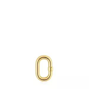 [TOUS] 18K 골드 버메일 실버 스몰 오벌 홀드 1004089500