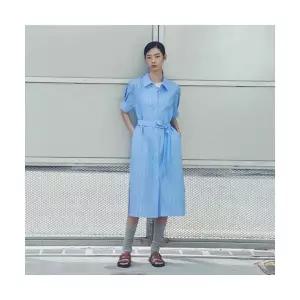 [LAP] 소매 퍼프 벨트 트임 롱원피스 AR2WO464 898556