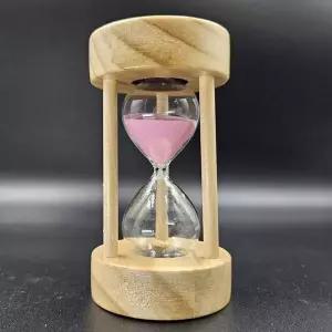 원목 XWQ775X1 래시계 타이머 유리 탁상시계 사우나 5분