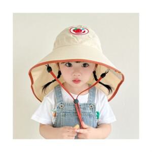 럽제이유 아동용 물놀이 가능한 자외선차단 플랩캡 호루라기포함