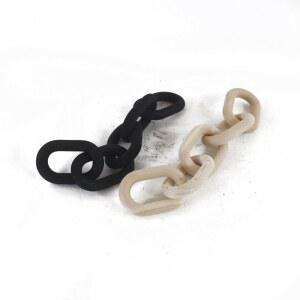 우드 체인 링크 장식과 선물 오브제 장식블랙 블랙 키치보에 손으로 계층형