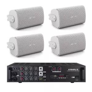 BOSE FS2SE 보스 벽부형스피커 4개 2채널앰프 매장 카페 회의실 강의실 앰프 스피커 음향패키지