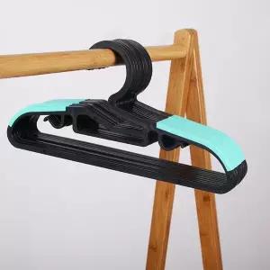 [디베르소]블랑 유아 논슬립 옷걸이 30P(블랙-민트/핑크) 어깨뿔방지