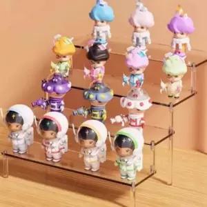 피규어 진열대 아크릴 투명 3단 받침대 피규어전시대 소품정리대 소품진열대