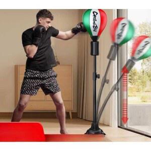 스피드볼 동체시력 복싱탭볼 코브라백 동체 레드 컬러풀 레드블랙 복싱 펀치 1