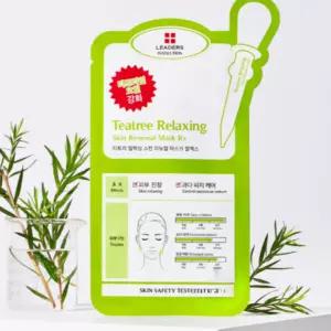 리더스 인솔루션 마스크팩 티트리 릴랙싱 진정 10매