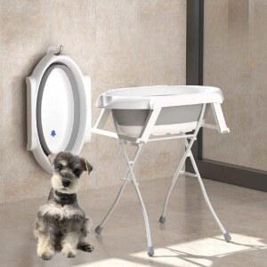 강아지 목욕탕 웰시코기 애견욕조 65 강아지스탠드형 욕조 중소형 고양이 스탠드형 논슬립