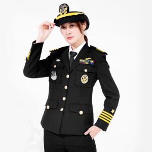 샤크팡 정장 제복 파티 마린룩 유튜버 해군 유니폼 의복