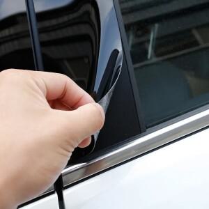 Kia EV6 GT-라인 악세사리 2023 ~ 6PCS B C 필러 윈도우  커버 센터 컬럼 스티커 자동차