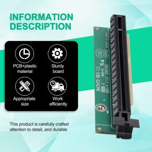 Lenovo Tiny5 시리즈 모델 P330 M920Q M720Q M920X 01AJ940 PCIE16 라이저 카드용 AMSC PCI-E 16X 그래픽