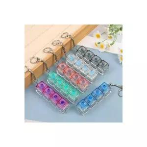 LED 키보드 키링 딸깍이 키캡 키링