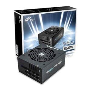 FSP 하이드로 PTM 850W 프로 80 플러스 플래티넘 풀 모듈식 12V 전원 공급 장치(HPT2-850)