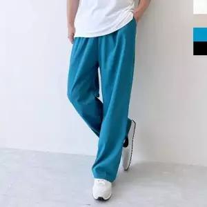 남성용 린넨 와이드 밴딩 일자 팬츠 여름용