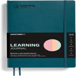 LEUCHTTURM1917 - 클리어 학습 저널 퍼시픽 그린의 새로운 전문 및 개인 기술과 지식을 적극적으로