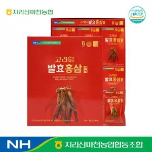 지리산마천농협 고려6년근 발효홍삼진액 사포닌 70ml x 30포