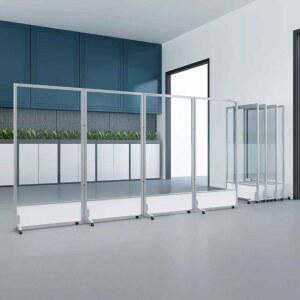 바이디움 투명 책상 공간 파티션 가림막 가벽 가림판 칸막이 아크릴