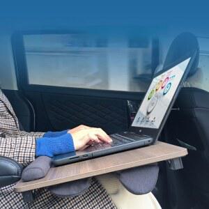 샤크팡 거치대 접이식 차량용 쿠션책상 테이블 노트북